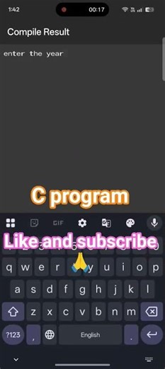 write a C program to find whether a given year leap year or not, most important for btech students