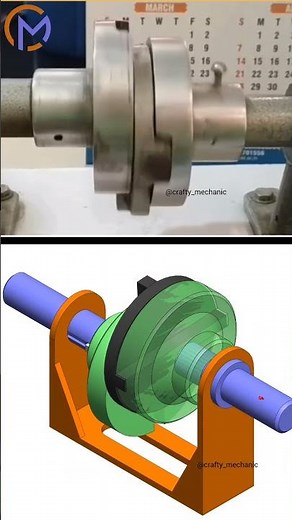Oldham's coupling 📌 #most flexible power transmission |#mechanical principles | #machine #simulation