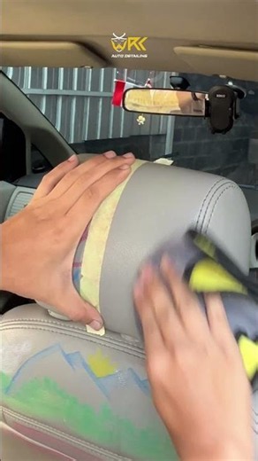 liburan dengan ponakan mobil penuh noda coretan seperti ini pakai stain remover solusinya