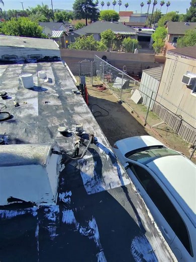 Prepping To Seal Edges On a Metal Roof On a Mobile Home from the 1900s #2026 #construction #roofing