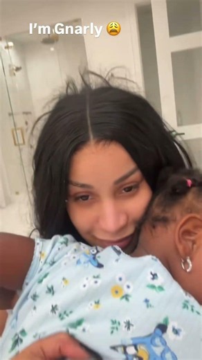 Cardi B spending time with her dau