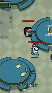 Playing Among Us game as an impostor, shape shifter. Gaming Vulture