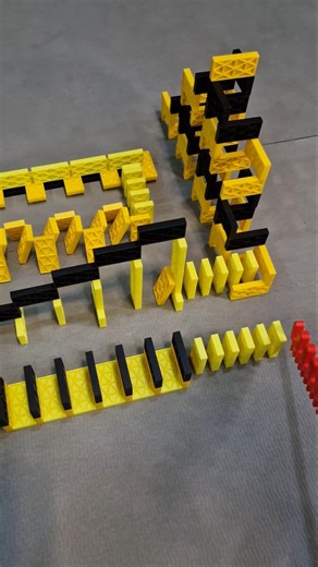 Amazing dominoes tricks! #shorts