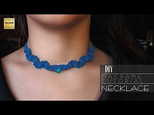 macrame tutorial|how to make a macrame necklace |Diy|macrame necklace