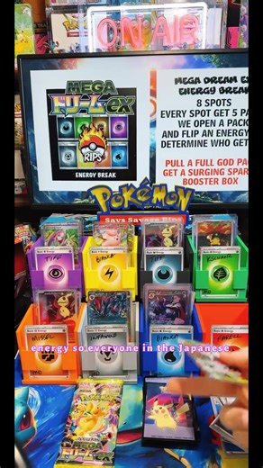 Mega Dream Ex Booster Box: Unbox 40 Energy Packs