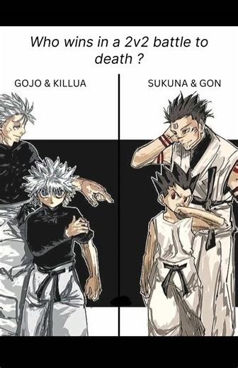 It May Be GGs For Gojo And Killua lol Follow If You Like The Content 🫶🏾 #anime #animetiktok #jjk #hunterxhunter #loveyourself