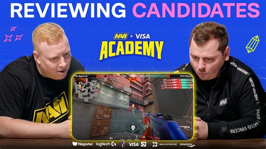 It's time to review the NAVI Visa Academy Candidates!And who better to do it than our Head Coach @OfficialANGE1 & Fulltime Clip-farmer @ardiisFull Video Here ⬇️