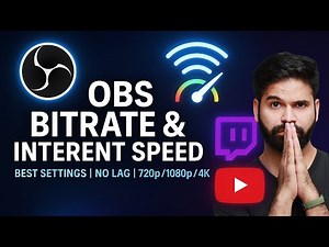 Best OBS Bitrate & Internet Speed Settings for Smooth Live Streaming (720p, 1080p, 1440p & 4K)