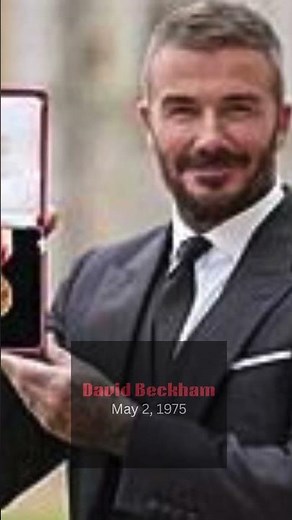 a CELEBRITY Birthdays TODAY | ⚽ David Beckham | May 2nd #tiktok #instagram #short #news