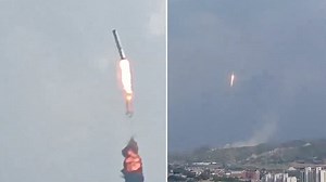 Rocket test in China sparks accidental launch that ends in huge explosion