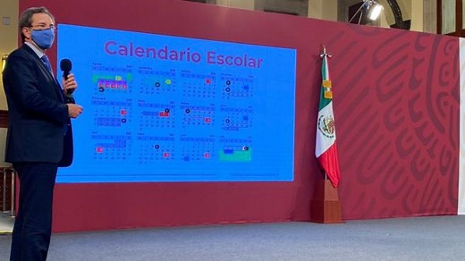 Calendario escolar 2020-2021 de la SEP oficial (190 días) - México Desconocido