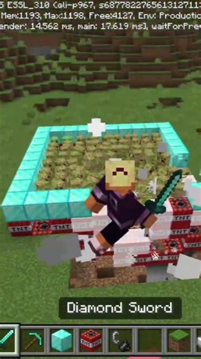 (TNT EXPLOSION💥💥) #minecraft #lifeisbutadream #youtubeshorts #unique #minecraftshorts#gaming