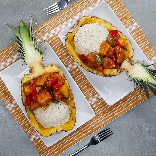 Pineapple Sweet & Sour Chicken Recipe by Tasty