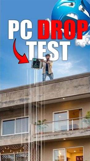 PC Drop Test: Kya ye PC bach payega? #gaming #pcdrop #pcdroptest #pcbuild