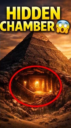 Hidden Chambers Found Inside Giza Pyramid 😨