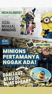 MINIONS DIDN'T EXIST AT FIRST! #shorts #film