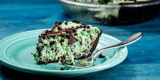This Mint Chocolate Chip Pie Will Blow Your Mind