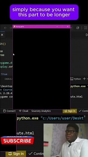 Create a Pygame Window, first big step #pythontutorial #python #pygame