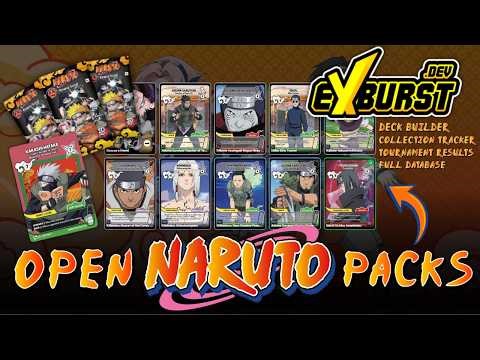 New Pack Opening Simulation & Collection Tracker for Naruto Mythos TCG | ExBurst