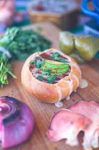22K views · 606 reactions | It is soup season! Is this your vibe? Taco Soup Bowl 北. You can find this full recipe and over 170 recipes on the Turnip Vegan Recipe Club. https://www.turnipvegan.club/recipe/taco-soup-sourdough-bowl #homecooking #turnipvegab | Turnip Vegan | Facebook