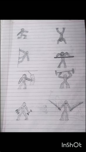 stickman drawing how to make drawing#tranding #drawing