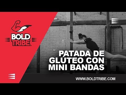 ▶ PATADA DE GLÚTEO Con Ligas de Resistencia Bold Tribe 🍑🔥