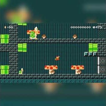 mario prison escape by Duck #shorts 🍄Super Mario Maker 1 ✹Wii U✹ No Commentary #duu