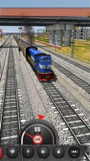 Rajdhani express crossing train game simulation 😁#short#train#game