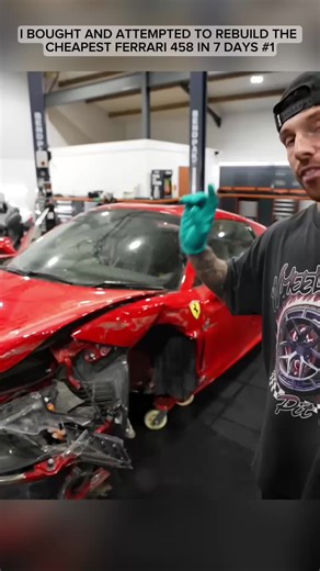 Rebuilding the Cheapest Ferrari 458 in Just 7 Days