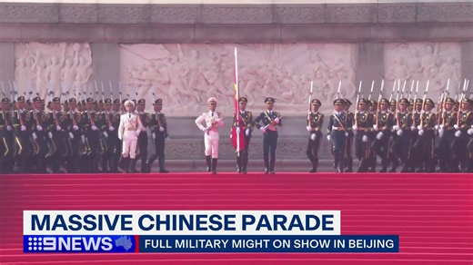 China's military might has been broadcast across the world, as Beijing plays host to 80th anniversary commemorations of WWII. #9News | 9 News
