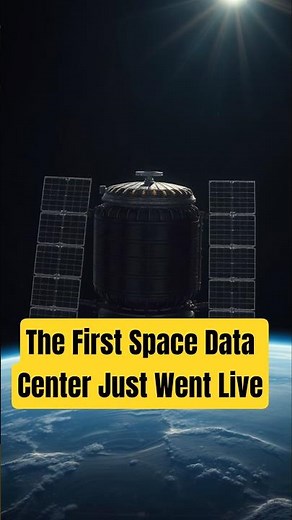 We Just Put a Data Center in Space #datacenter