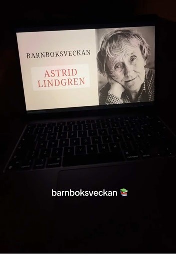 Draft från barnboksveckan 📚 Detta var något jag inte planerat för och fick därför lösa en sista sekunden planering.. 🙈 Vilket resulterade i denna presentation där vi lyssnade en snutt på några personliga favoriter från Astrid Lindgrens verk varje morgon 🥰 #barnboksveckan #astridlindgren #lärare