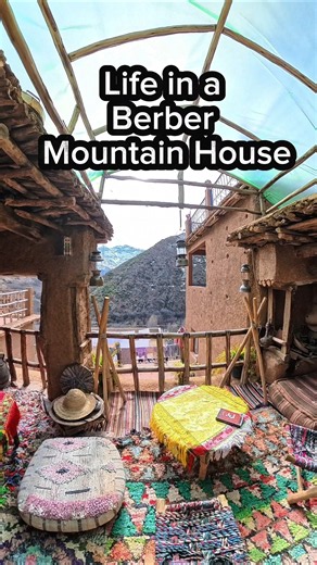 Life in a Berber Mountain House! Built for Mountain Living. Imlil Morocco