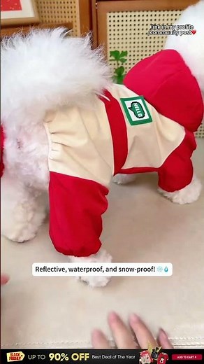 Stay dry & stylish with our Dog Raincoat! 🐶💧 Up to 70% off + free shipping! 🌟