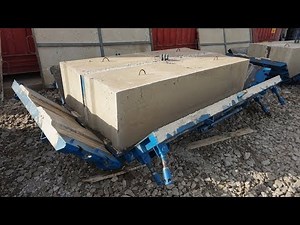 Production of FBS concrete blocks in the steel moulds "M-Konstruktor"