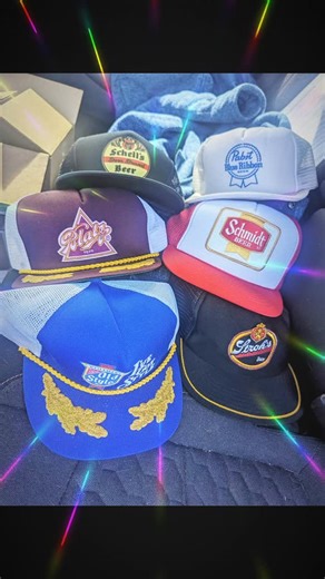 How sweet are these retro 1980s Trucker Hats 😎😎😎😎 I never pass on these when they are unused and in good condition How about the gold wings🔥🔥🔥🔥🔥🔥 Vintage is so awesome | Brewtopia Vintage Advertising