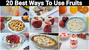 20 Ways To Use Fruits ❗ Fruity Recipes by (YES I CAN COOK) 😍🤤 Subscribe my YouTube channel to find organized playlists for your favorite recipes. https://www.youtube.com/channel/UCQYEUlU9k9iqyPLh31ZMUdQ #yesicancook #fruits #fruitbowl | Yes I can cook
