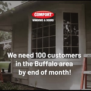 327K views · 136 reactions | BUFFALO HOMEOWNER SAVINGS!!! We're looking for windows to replace in your neighborhood this month & giving out big savings! Don't miss out on this window deal!   Factory Direct Pricing  LIMITED TIME OFFER: Get 50% Off Installation  Free design consultation  Professional employee install 珞 Affordable payment options Click "Get Offer" to claim this special offer by requesting your free in-home consultation! | Comfort Windows & Doors | Facebook