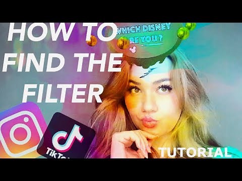 HOW TO USE THE DISNEY FILTER | FINDING FILTERS TUTORIAL