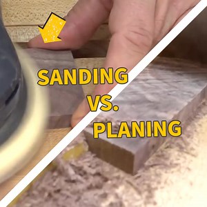 267K views · 842 reactions | What's Better? 樂 Planing VS. Sanding! | The Wood Whisperer | Facebook