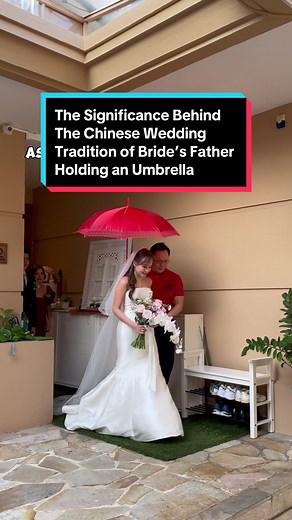 Significance of the Bride's Father's Umbrella in Chinese Weddings