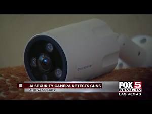 AI security camera detects guns