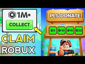 How to claim robux from please donate | Collect Pending Robux