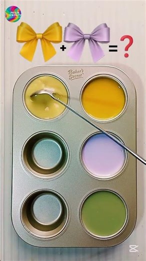 Mixing Golden Yellow, Soft Lavender & Moss Green | 3 Elegant Nature-Inspired Color Combinations! ✨