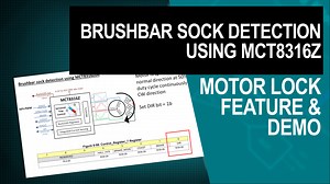Brushbar Sock Detection using MCT8316Z | Video | TI.com