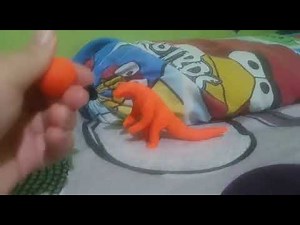 Step by step tutorial to make a godzilla with clay. Tutorial membuat godzilla dengan huwas.