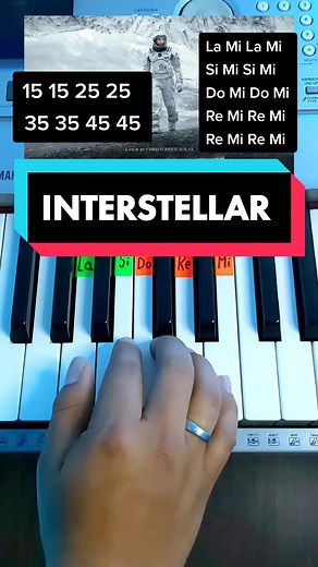 Tutorial de piano de Interstellar con tema de Hans Zimmer