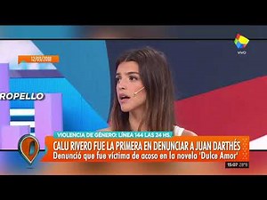 Así hablaba Calu Rivero sobre el abuso que sufrió por parte de Juan Darthés