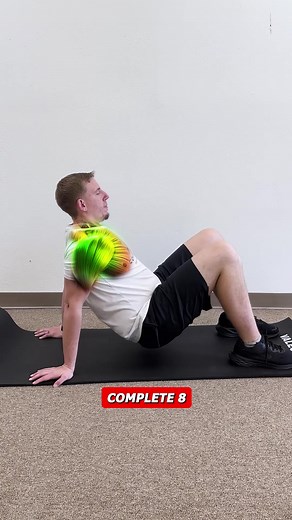 💥 3 Minute Shoulder Pain Routine 💥 Let’s knock out shoulder pain in just 3 minutes with this simple daily routine 👇 🌀 1. Axial Rotations Lean into the wall, use a slider or cloth, and rotate the shoulder in/out. → Mobilizes the capsule and restores joint rotation 🔁 10 reps total 🔄 2. Thoracic Rotations On all fours, hand behind the head, rotate toward the ceiling. → Improves T-spine mobility = less shoulder stress 🔁 10 reps each side 🧱 3. Wall Slide Lift Off Slide arms up wall, lean ches
