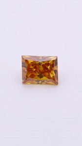 The Rectangle cut combines the sparkling facets of the Brilliant cut with the elegant straight corners of a Step Cut, making it a very versatile shape to incorporate into your collection. This 0.36 ct Cognac diamond is now available on our website: www.langerman-diamonds.com #orangediamond #cognacdiamonds #fancycolordiamonds | Langerman Diamonds